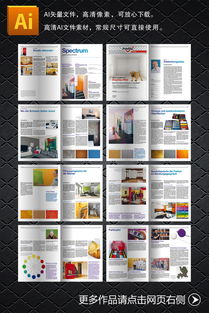 企業(yè)畫(huà)冊(cè)圖文設(shè)計(jì)精選 高清CDR模板大全與排版指南